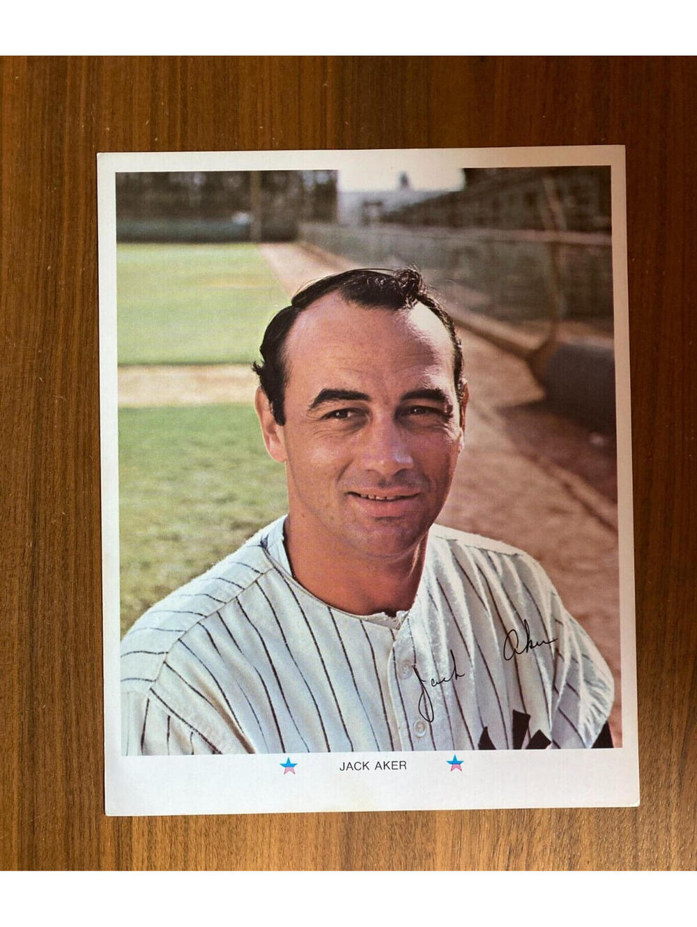 Arco Jack Aker New York Yankees Baseball Photo 1971
